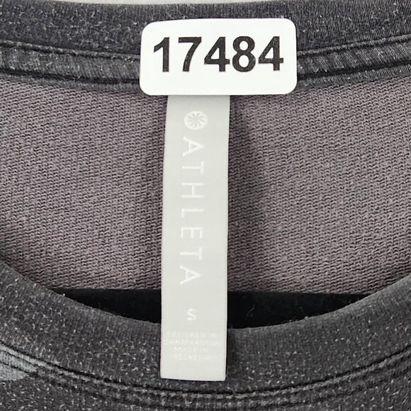 Athleta Sweater Womens Small Gray Camo Studio To Street Pullover Sweatshirt - Picture 7 of 11